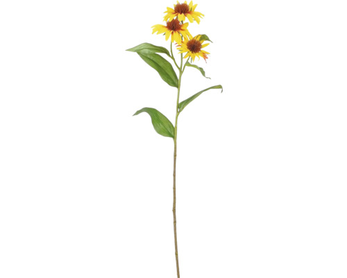 MICA Kunstbloem Zonnehoed geel H 62 cm
