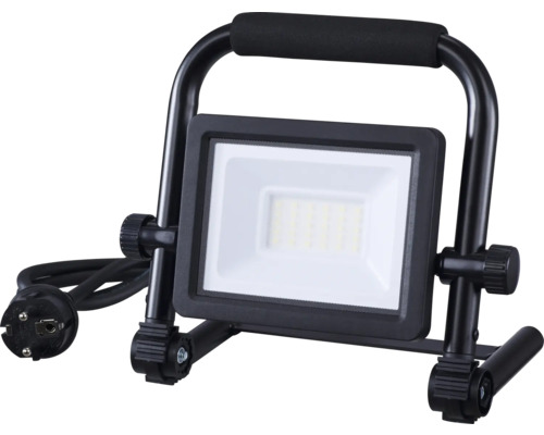 LED Bouwlamp 20W IP65 zwart