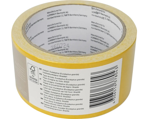 Montagetage tape dubbelzijdig klevend 10 m x 50 mm Rol plakband voor verpakking en algemeen gebruik