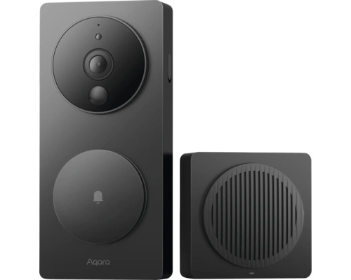 AQARA Smart Video Doorbell G4 zwart