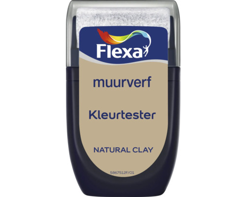 FLEXA Muurverf kleurtester Natural Clay 30 ml