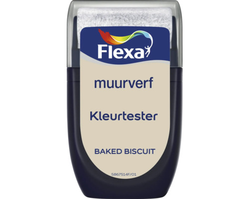 FLEXA Muurverf kleurtester Baked Biscuit 30 ml Flexa Muurverf Kleurtester Gebakken Biscuit
