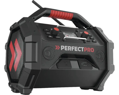 Perfectpro Bagger radio met digitale radio, USB-aansluiting en AUX-ingang