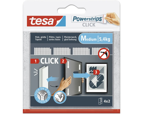 TESA Powerstrips Click 4x2 M