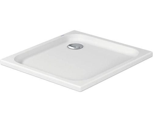 Vierkante douchebak met afvoergarnituur