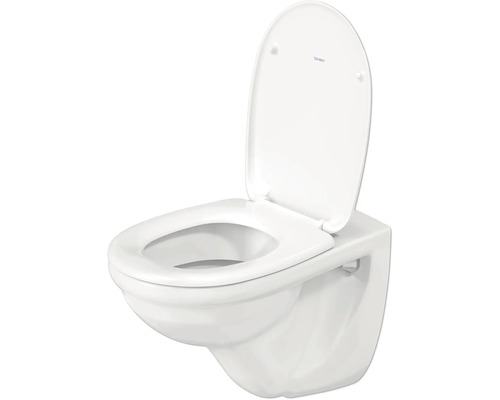 Wandcloset diepspoel met open spoelrand en toiletzitting