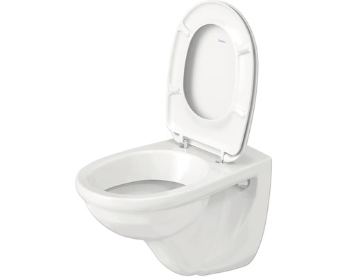 Wandcloset diepspoel met open spoelrand en toiletzitting