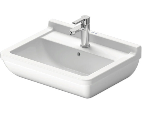 DURAVIT Wastafel Starck 3 wit glanzend 55x43 cm