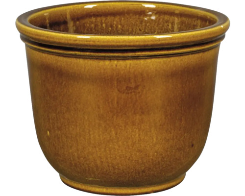 PASSION FOR POTTERY Bloempot Dalia Klei geel Ø 30 cm H 24 cm