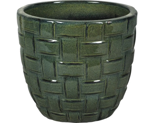 PASSION FOR POTTERY Bloempot Harbin Klei groen Ø 38 cm H 34 cm