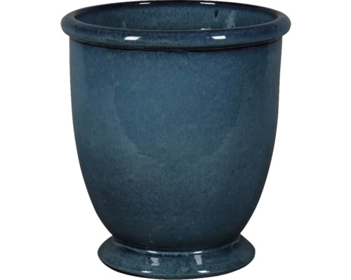 PASSION FOR POTTERY Bloempot Shanghai Klei blauw Ø 49 cm H 53 cm