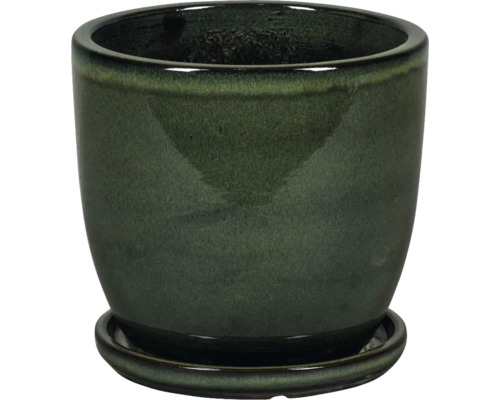 PASSION FOR POTTERY Bloempot Shanghai Klei groen Ø 38 cm H 34 cm