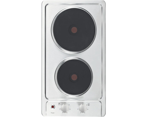 Tweepits kookplaat van metaal voor de keuken