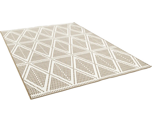 Vloerkleed met geometrisch ruitpatroon