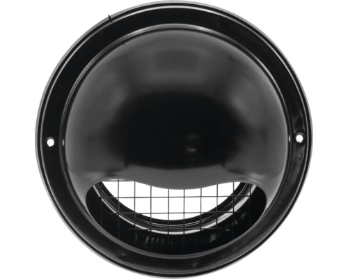 Ronde metalen weerbestendige kap met rooster