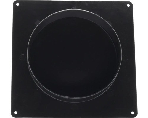 Vierkante ventilatiebuis wandmof