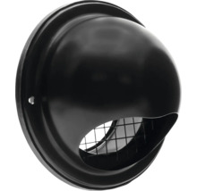 Buitenrooster Bol Model Rvs Zwart