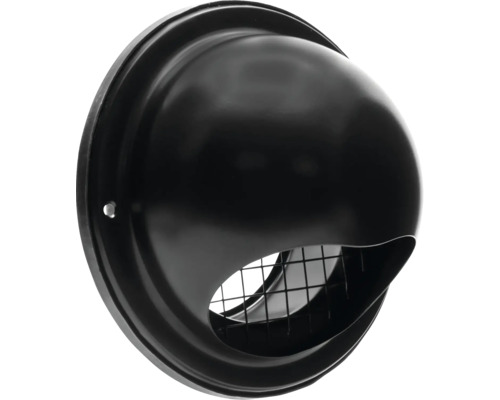 Zwart muurrooster met insectenhor