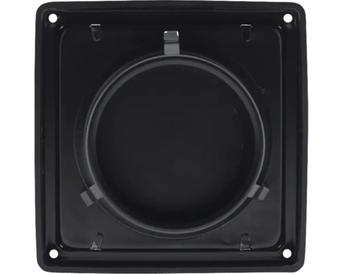 Vierkante metalen behuizing met ronde opening voor installatie
