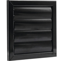 Vierkant ventilatieroosterframe met vaste lamellen