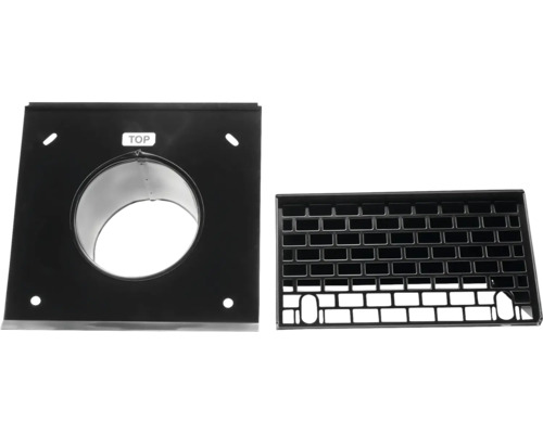 Metalen dakdrainagesysteem met inlaatpijp en bladvang