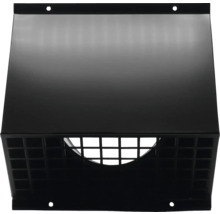 Zwarte insectenbescherming voor ventilatierooster
