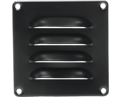 Vierkante ventilatieafdekking met vier ventilatiesleuven