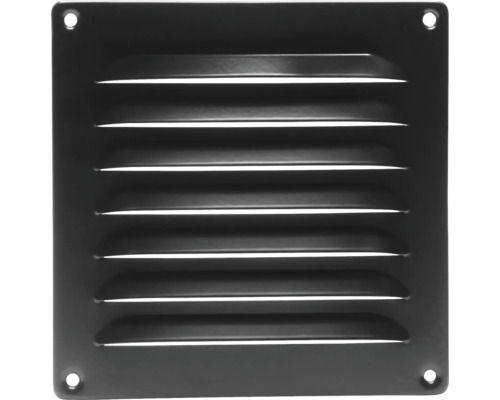 Vierkant ventilatierooster met lamellen voor luchtcirculatie