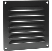 Vierkant ventilatierooster met lamellen