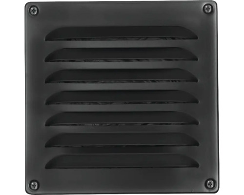 Vierkant weerbestendig rooster met lamellen