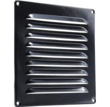 Vierkante ventilatiekap met lamellen