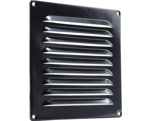 Vierkante ventilatiekap met lamellen