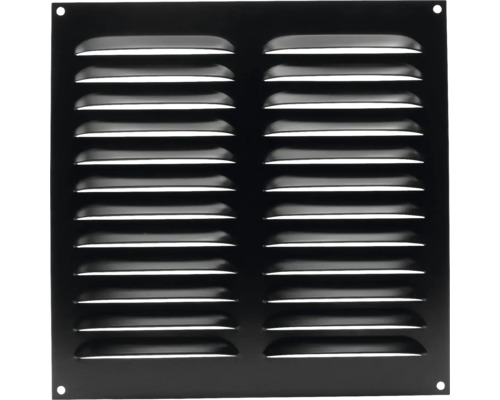 Vierkant metalen ventilatierooster met lamellen