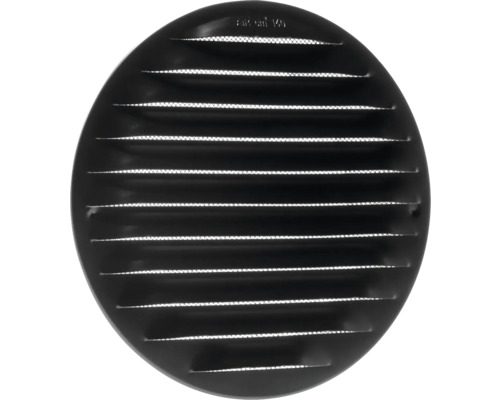 Rond ventilatierooster van kunststof met lamellen