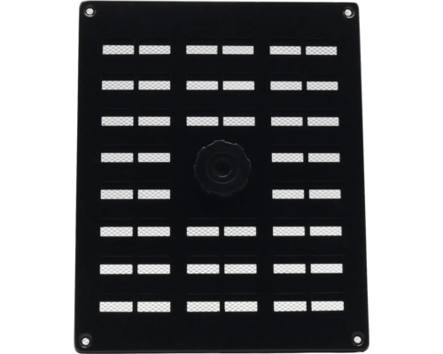 Vierkante ventilatieplaat met verstelbare knop