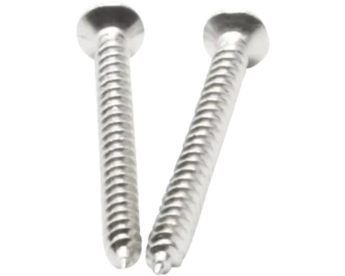 Twee metalen schroeven