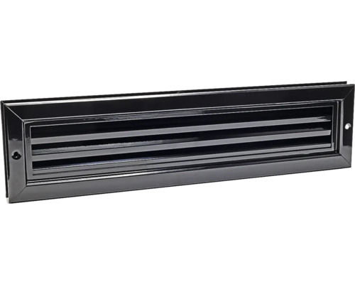 Metalen brievenbusklep met lamellen