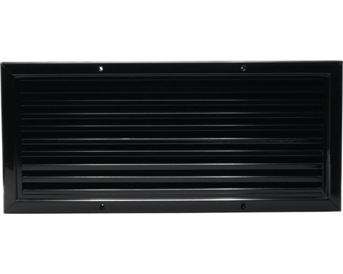 Rechthoekig metalen toevoerrooster met horizontale lamellen