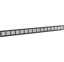 Metalen ventilatierooster met rechthoekige openingen