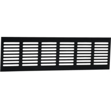Ventilatierooster van metaal met horizontale sleuven