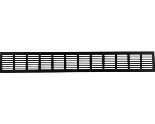 Plintrooster Zwart 600x80mm