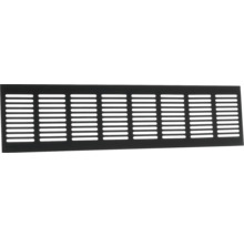 Metalen ventilatierooster met horizontale sleuven