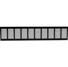 Metalen ventilatierooster met horizontale sleuven