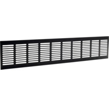 Rechthoekige ventilatieafdekking met horizontale sleuven
