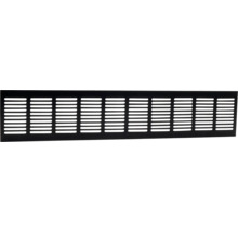 Ventilatierooster van metaal met horizontale sleuven
