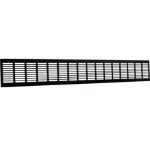 Ventilatierooster van metaal met horizontale sleuven