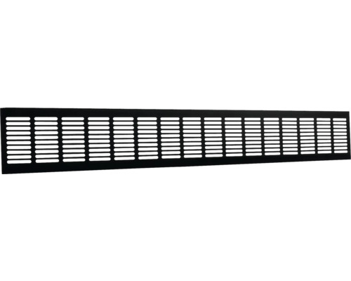 Ventilatierooster van metaal met horizontale sleuven