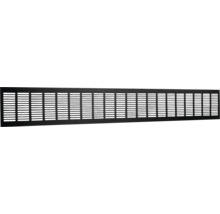 Ventilatierooster van metaal met rechthoekige openingen