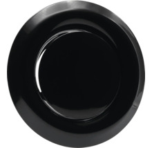 Afzuigventiel Rvs Zwart Ø100mm