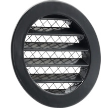 Rond ventilatierooster met lamellen en insectenbescherming
